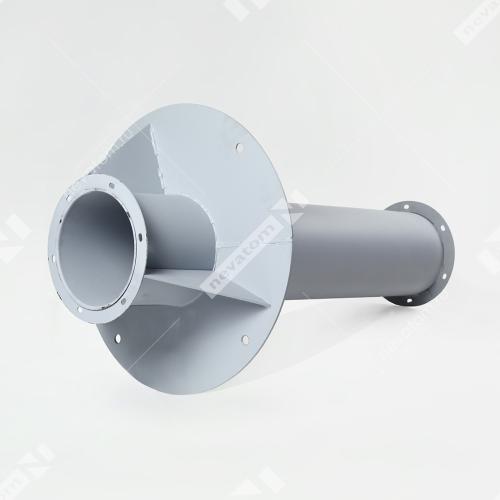 Изображение товара Узел прохода-УП1-1-0-710-1000-черн.ст.-фп.фп-Эмаль НЦ-132 сн.вн. от фирмы НЕВАТОМ номер два